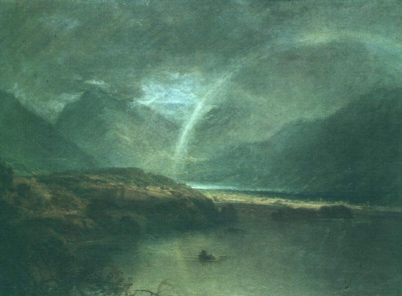 Joseph Mallord William Turner Buttermere Lake : A Shower Sweden oil painting art